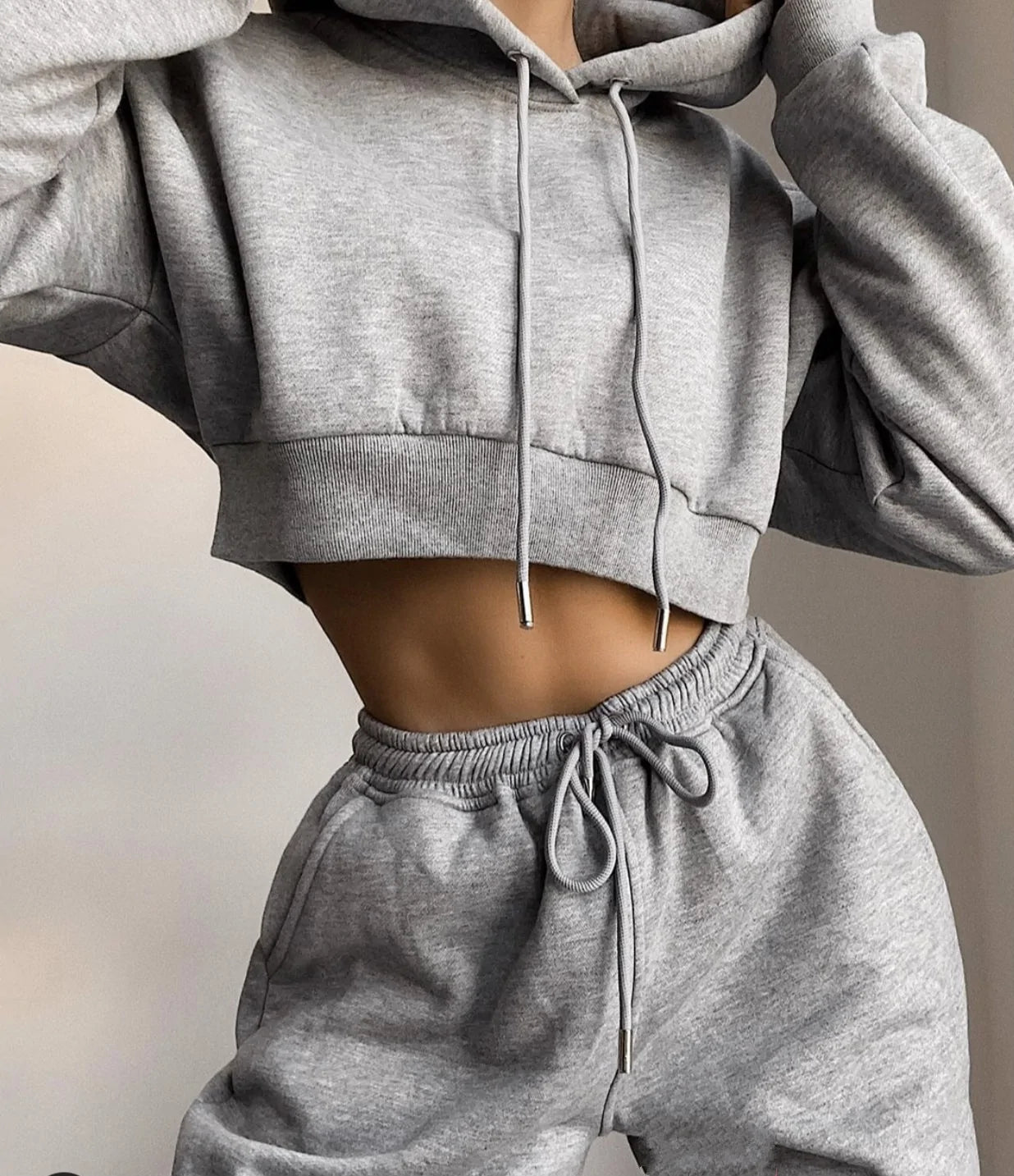 Survêtement d'hiver décontracté pour femmes : ensemble capuche et pantalon de jogging
