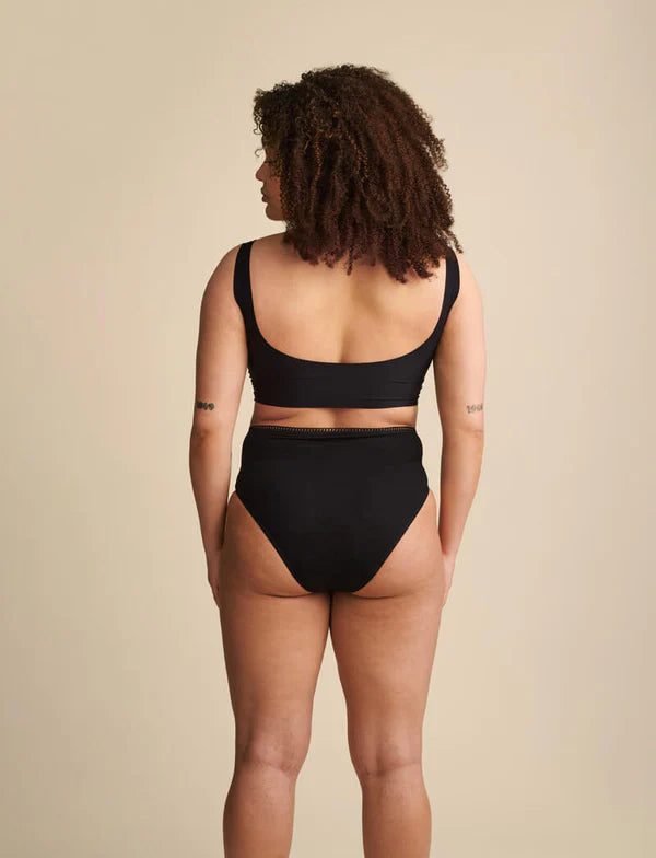 Culottes menstruelles haute taille en coton pour femmes