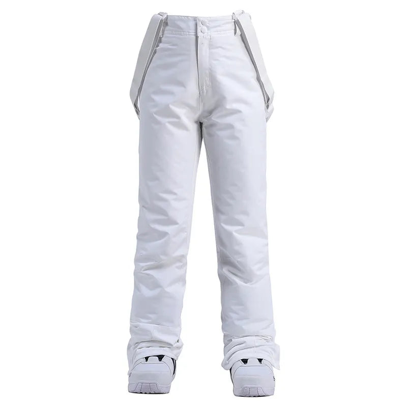 Pantalon de ski imperméable et coupe-vent avec taille élastique détachable
