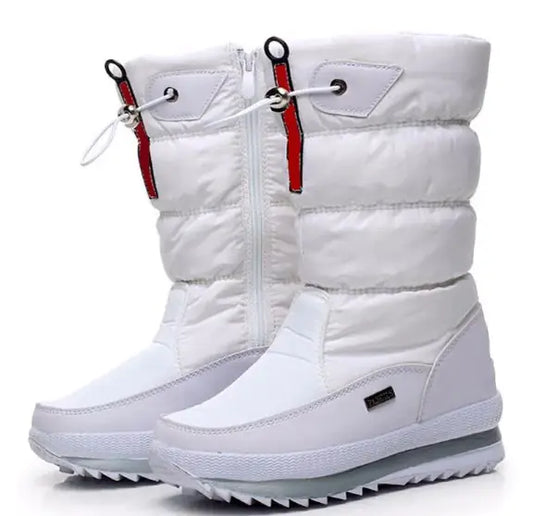 Bottes épaisses imperméables et anti-ski pour l'hiver
