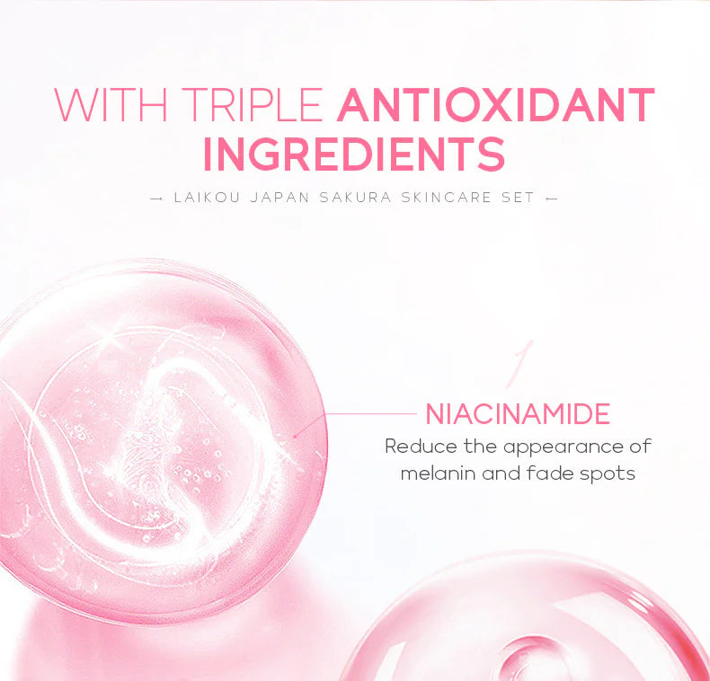 SAKURA Coffret de soins hydratants pour le visage