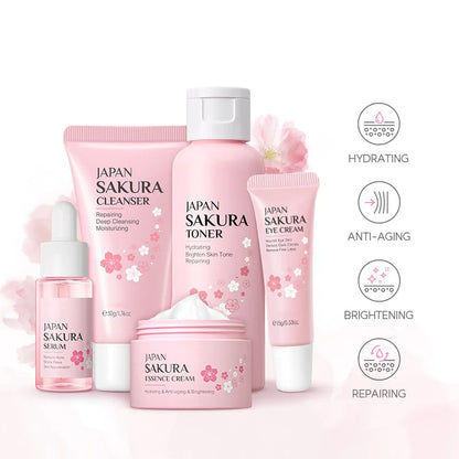 SAKURA Coffret de soins hydratants pour le visage
