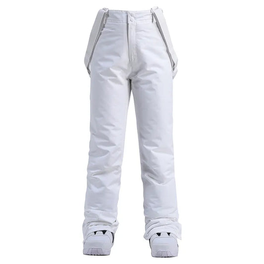 Pantalon de ski imperméable et coupe-vent avec taille élastique détachable