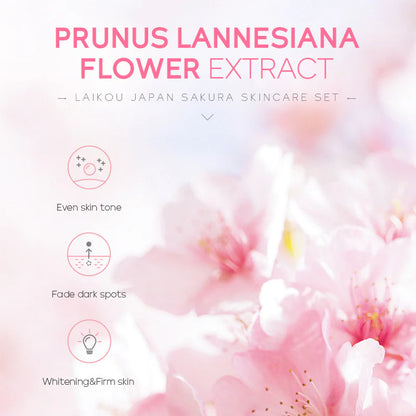 SAKURA Coffret de soins hydratants pour le visage