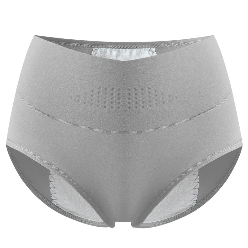 Culottes menstruelles haute taille en coton pour femmes