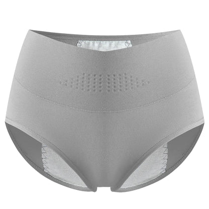Culottes menstruelles haute taille en coton pour femmes